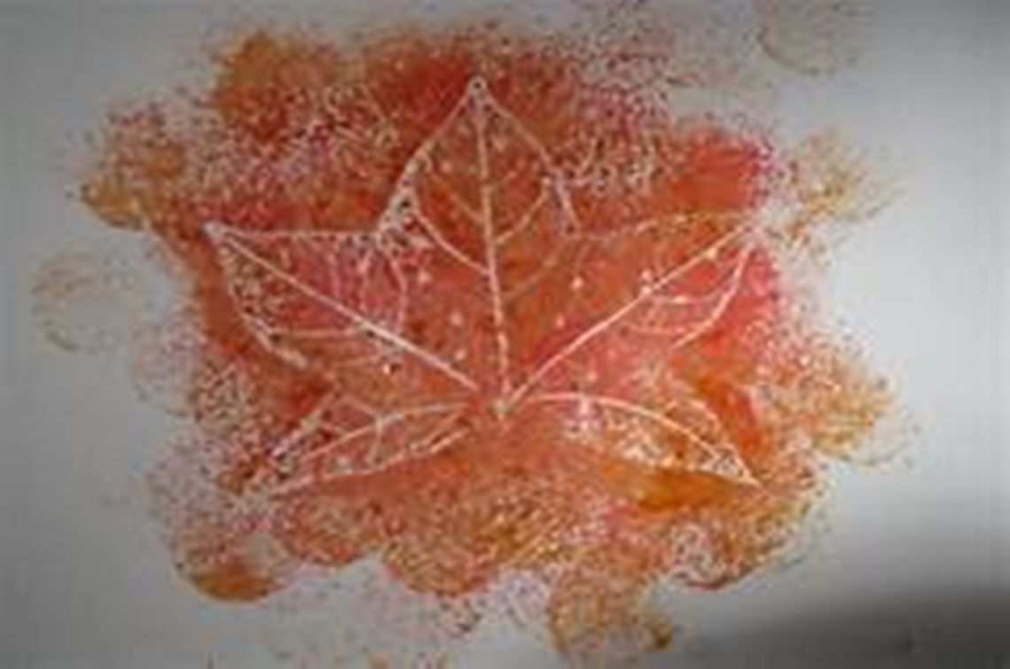 Create Leaf Rubbings